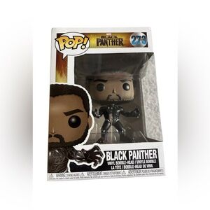 Funko Pop‎ Marvel #273 Black Panther Movie-Unmasked Bobble head! Rare Vaulted ✅